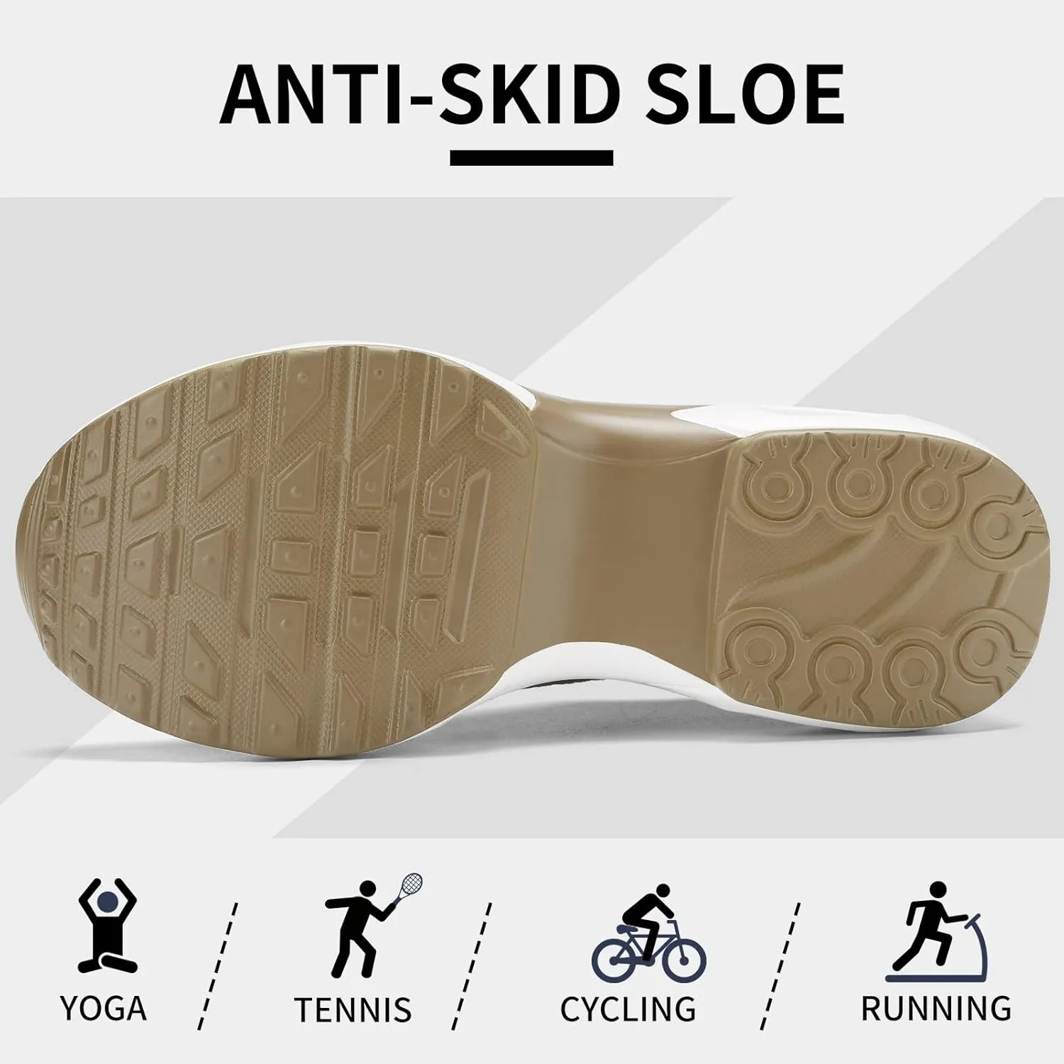 Mesh Sneakers for Women - Non Slip, Slip On, Sock Sneakers - Light Weight, Air Cushion Running, Work Shoes
