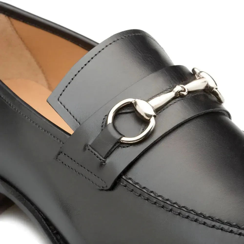 Mezlan Ornament E20482 Black Genuine Loafers