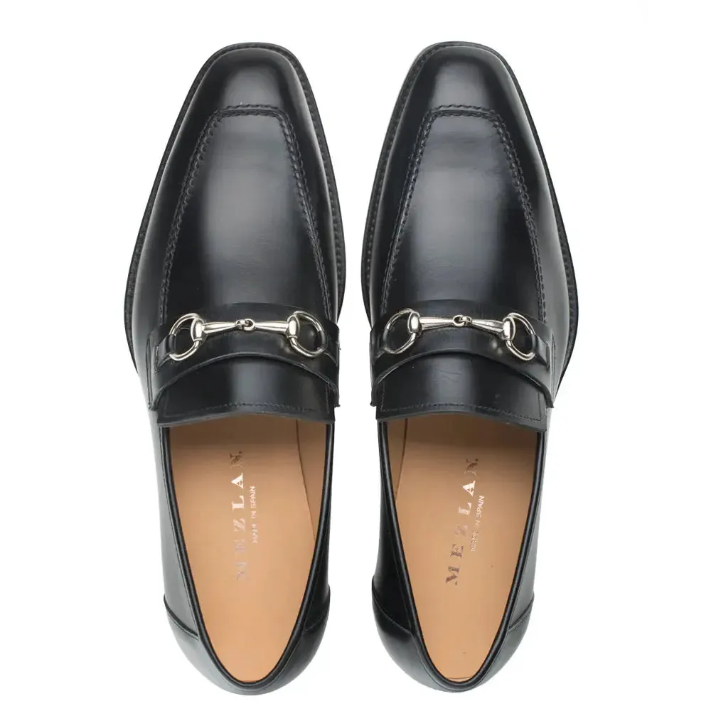 Mezlan Ornament E20482 Black Genuine Loafers