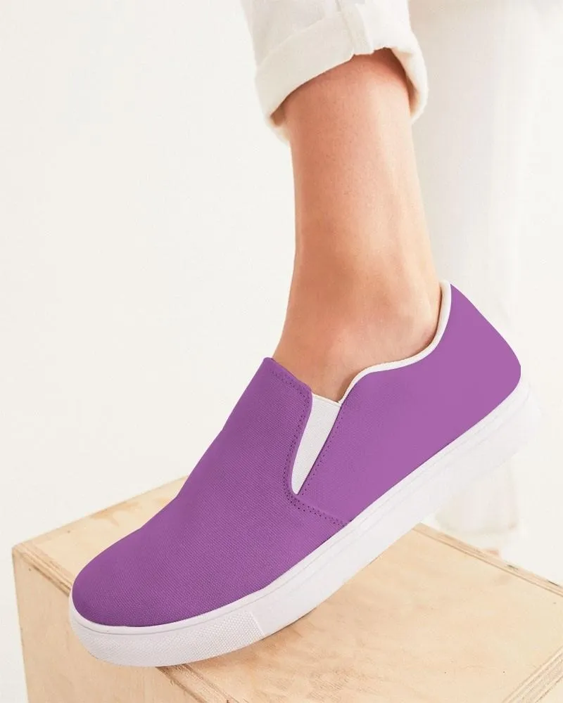 Midtone Purple Slip-On Canvas Sneakers | Women's | C40M80Y0K0