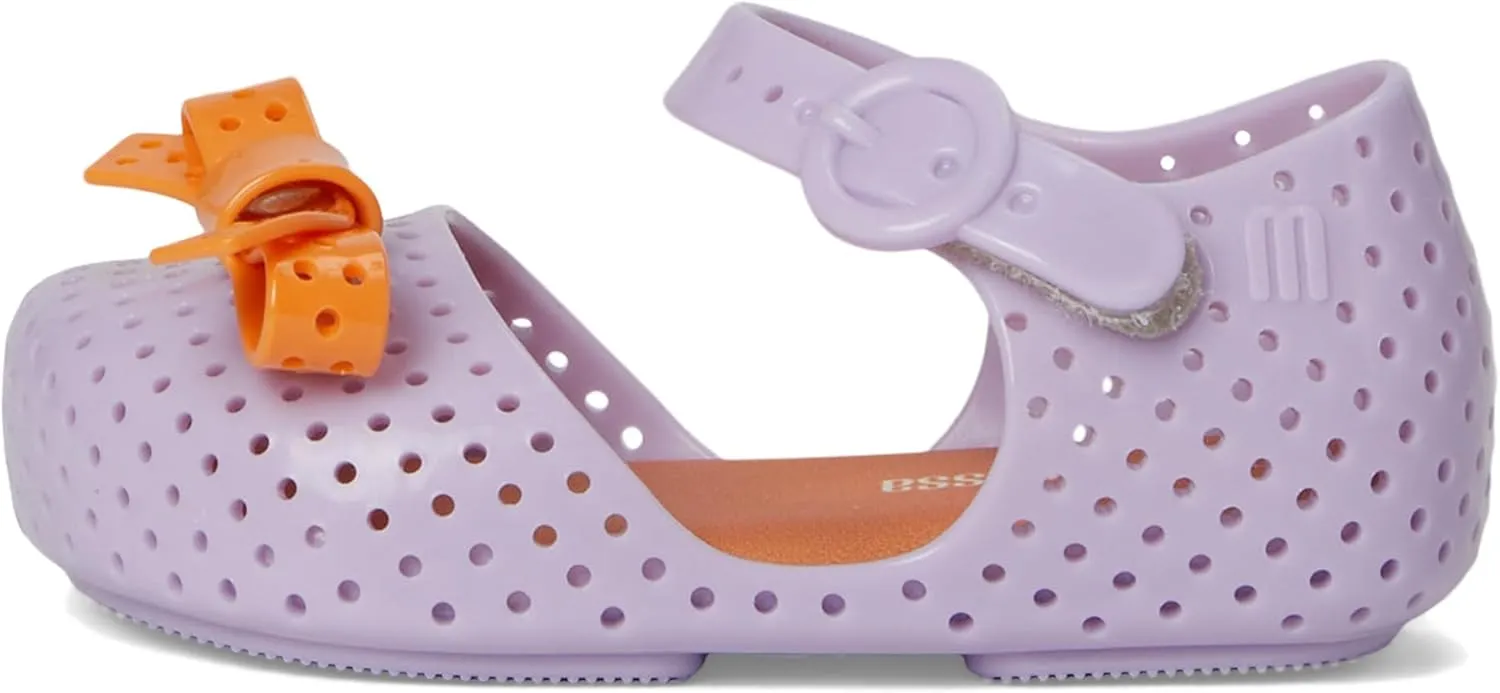 mini melissa Girl's Furadinha Pop Baby (Toddler/Little Kid) Ballet Flat