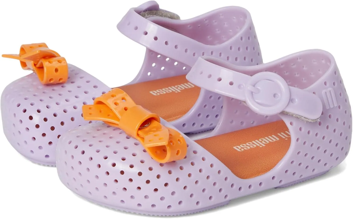 mini melissa Girl's Furadinha Pop Baby (Toddler/Little Kid) Ballet Flat
