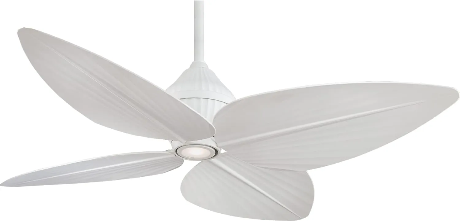 Minka-Aire F581L-WHF Gauguin - LED 52 Inch Ceiling Fan, Flat White Finish