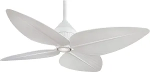 Minka-Aire F581L-WHF Gauguin - LED 52 Inch Ceiling Fan, Flat White Finish