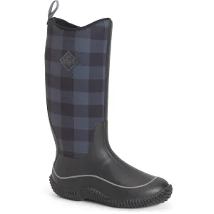 Muck Boots Women's Hale Wellington in Black/Grey Plaid