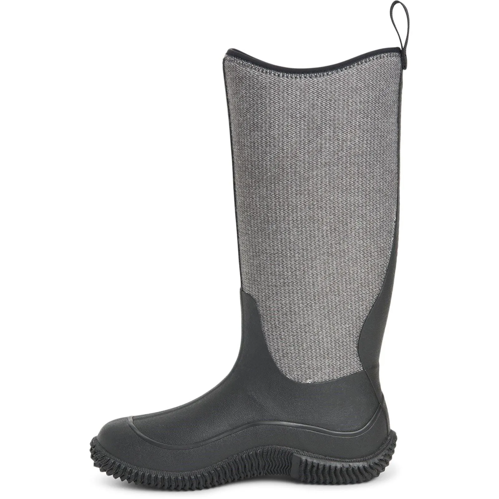 Muck Boots Women's Hale Wellingtons in Black W/ Fuzzy Herringbone