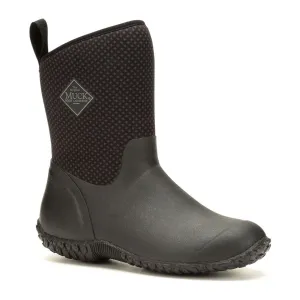 Muck Boots Women's RHS Muckster II Short Boots in Charcoal/Peony Roses