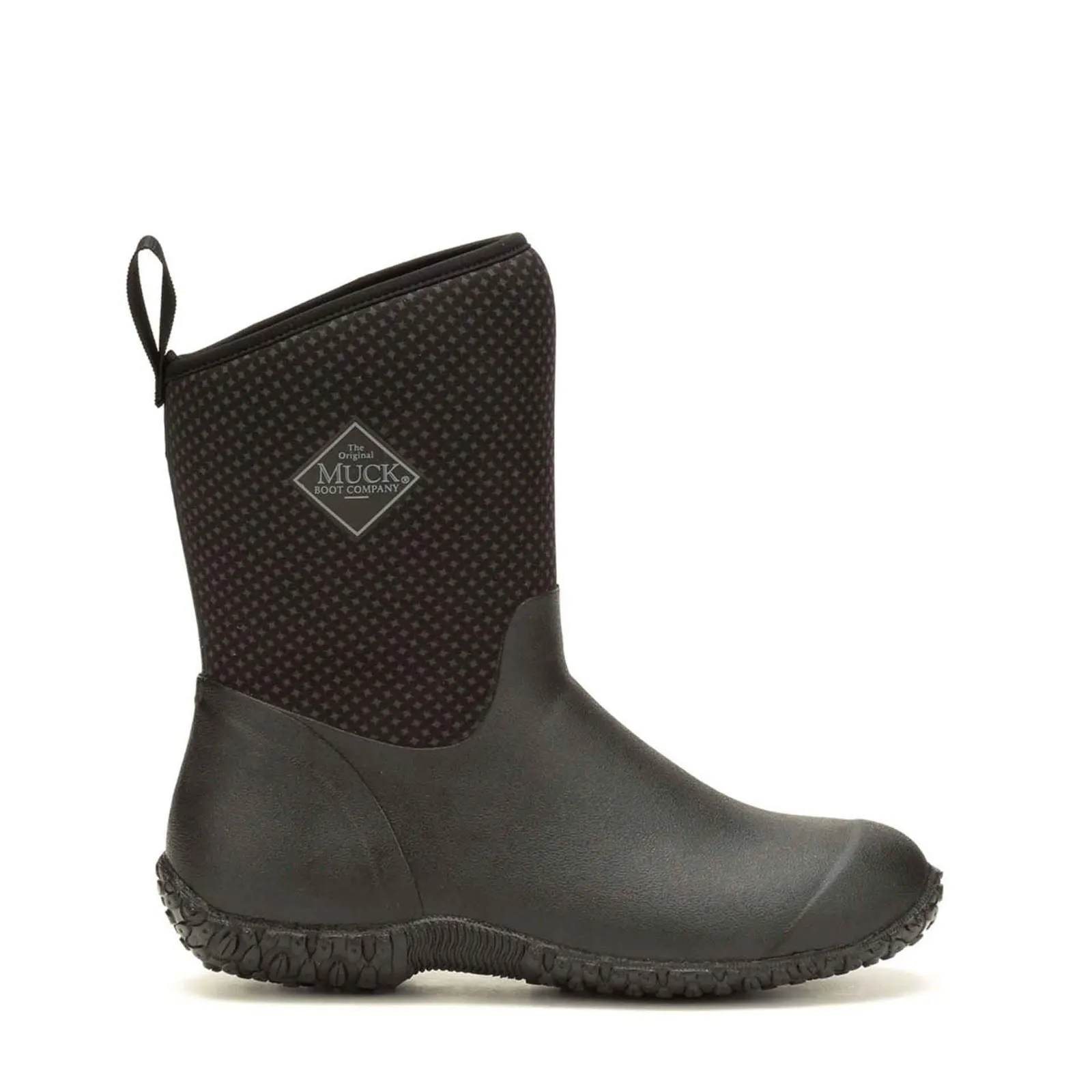 Muck Boots Women's RHS Muckster II Short Boots in Charcoal/Peony Roses