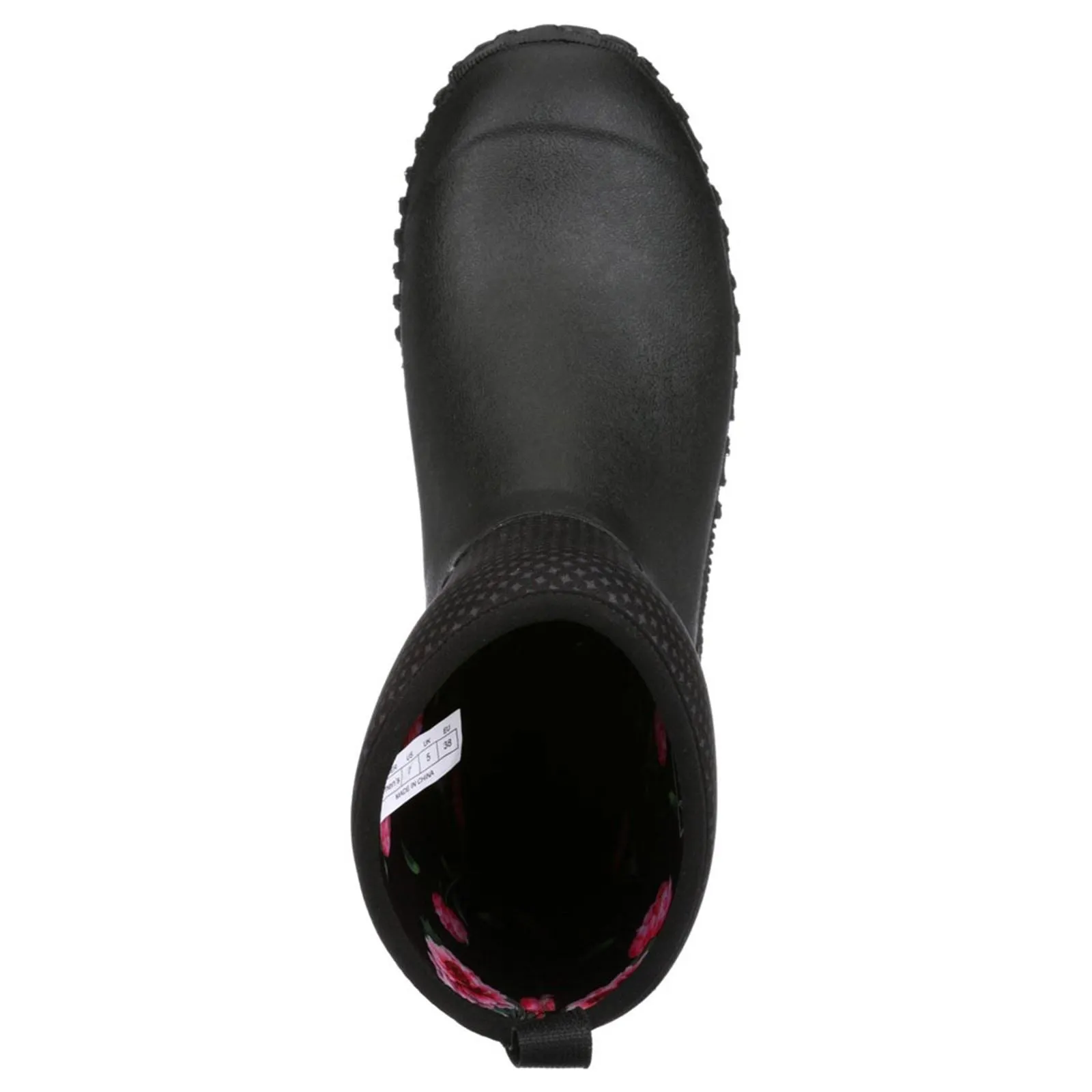 Muck Boots Women's RHS Muckster II Short Boots in Charcoal/Peony Roses
