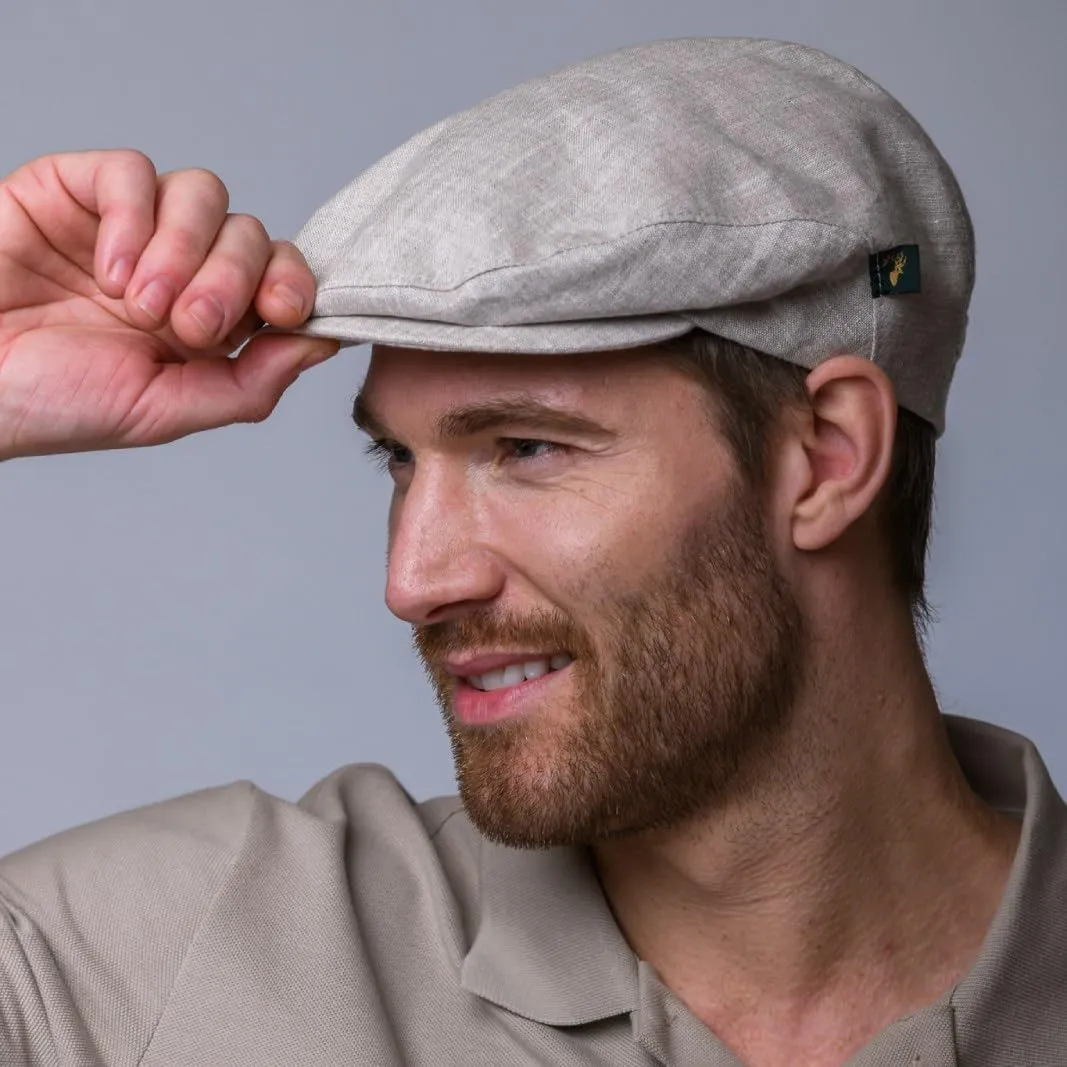 Mucros Weavers Summer Light Linen Cap
