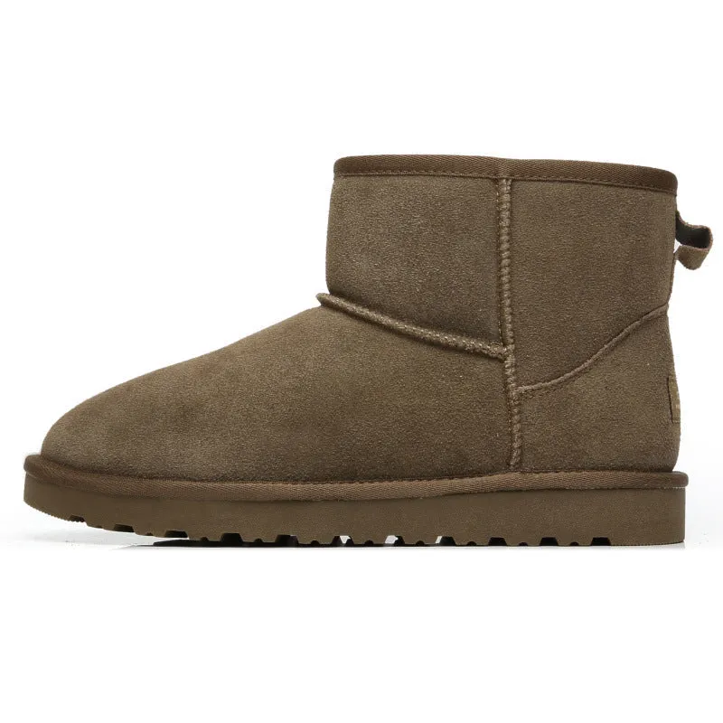Nanccy Women's flat short warm snow boots