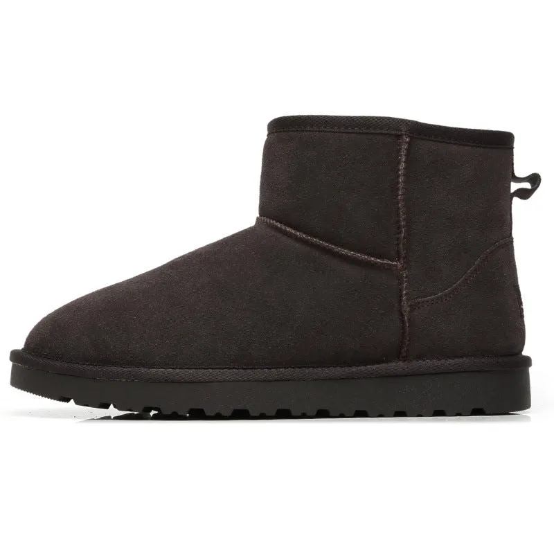 Nanccy Women's flat short warm snow boots