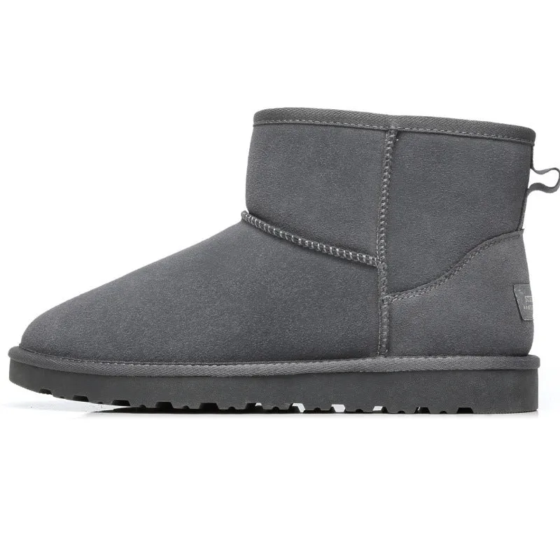 Nanccy Women's flat short warm snow boots