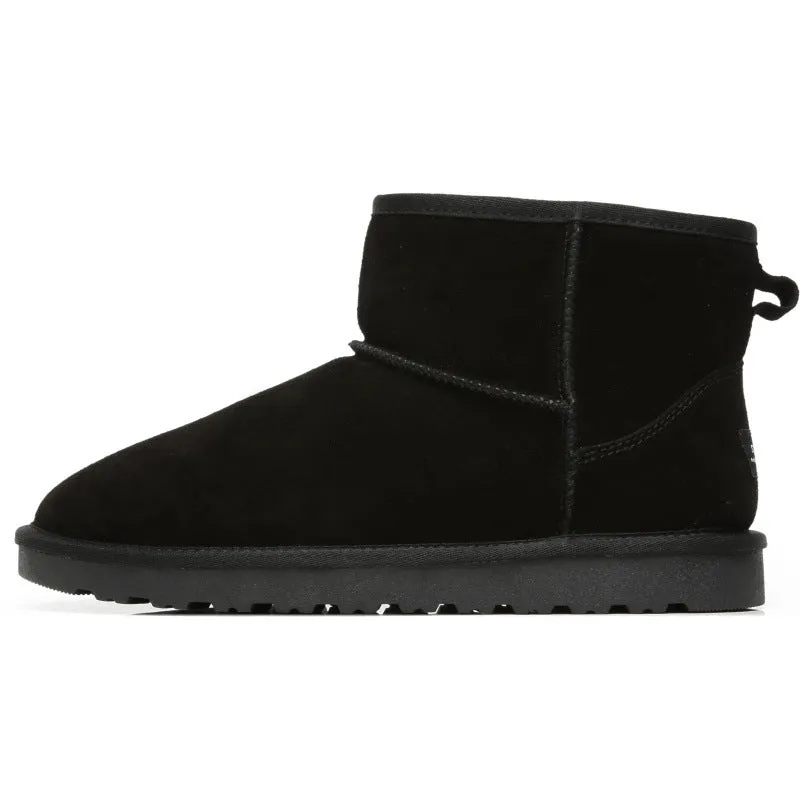 Nanccy Women's flat short warm snow boots