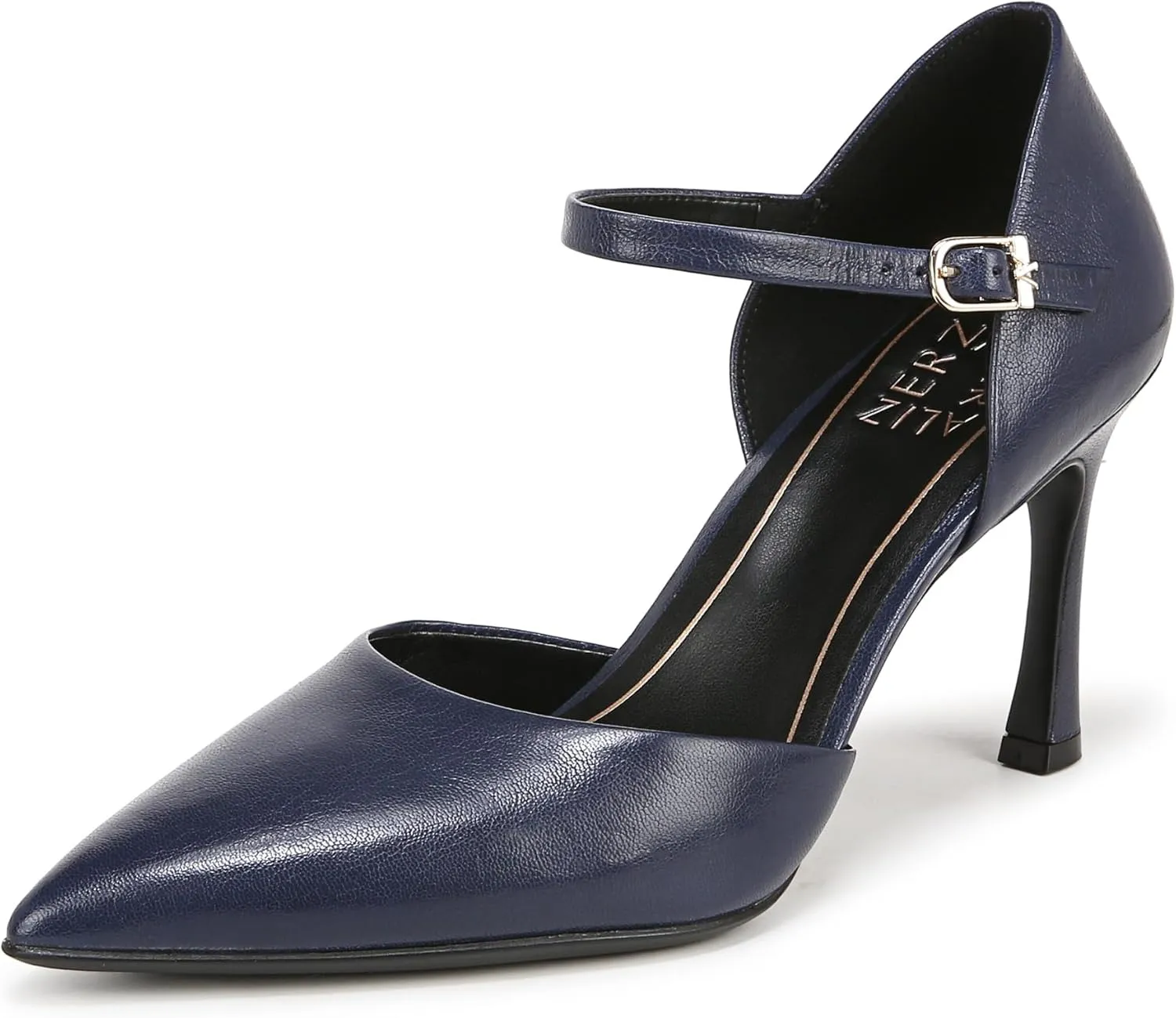 Naturalizer Womens Amber Pointed Toe Ankle Strap Pumps
