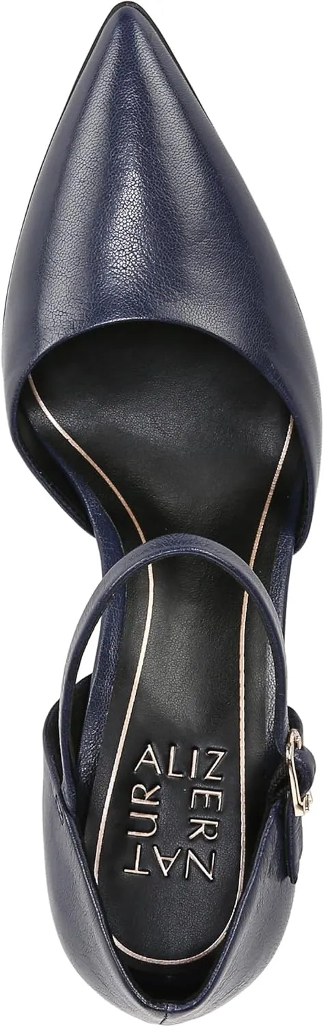Naturalizer Womens Amber Pointed Toe Ankle Strap Pumps
