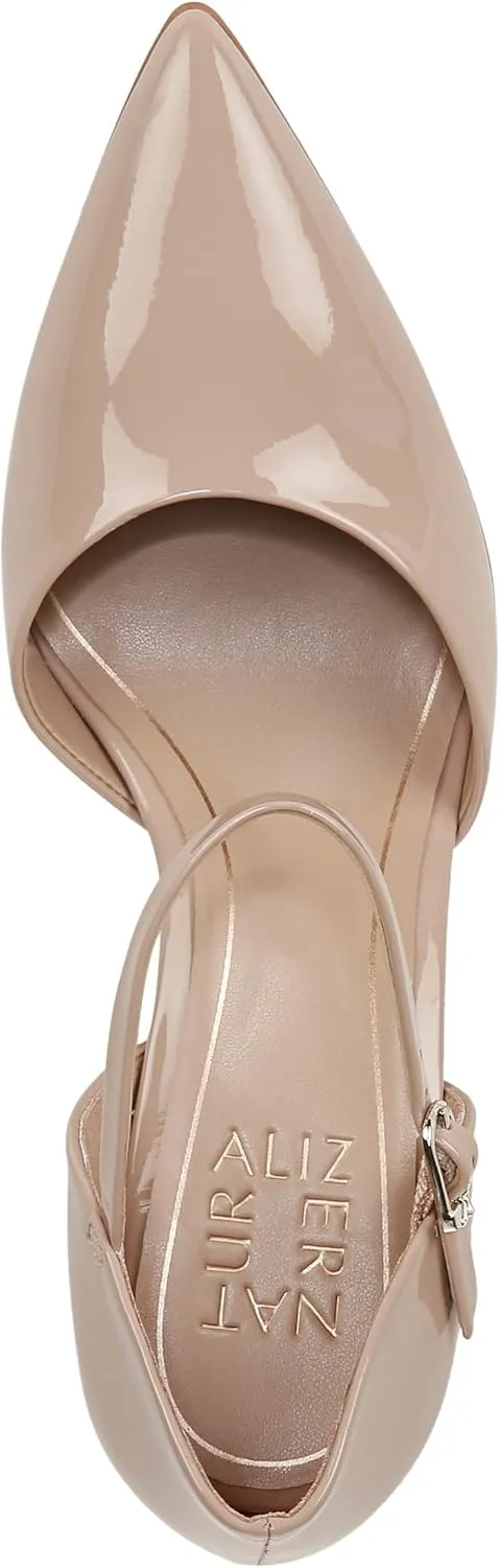 Naturalizer Womens Amber Pointed Toe Ankle Strap Pumps