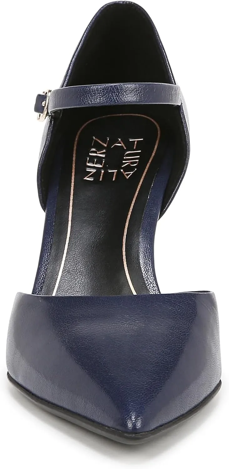 Naturalizer Womens Amber Pointed Toe Ankle Strap Pumps