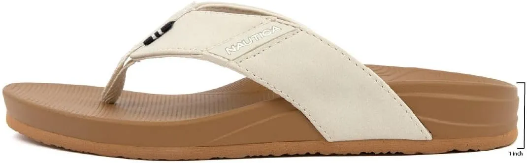 Nautica Women's Thong Strap Sandal – Casual Flip-Flop for Beach, Pool, and Everyday Comfort