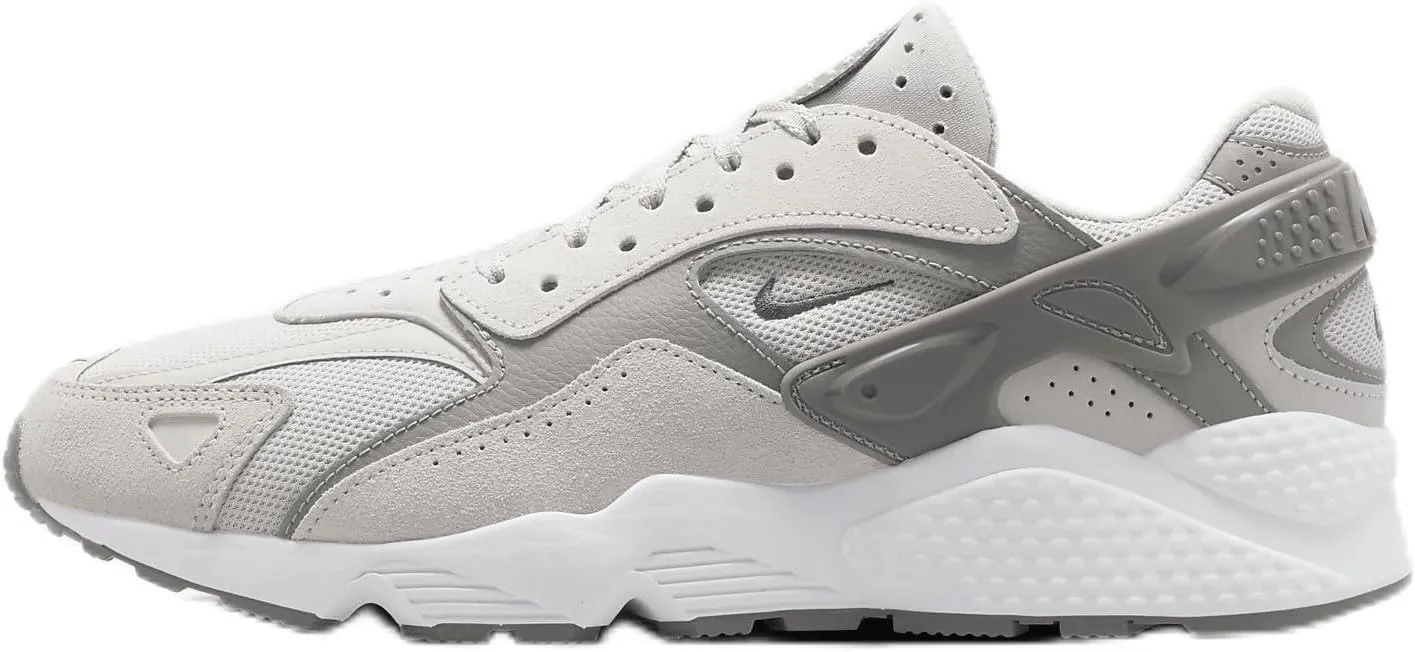 Nike Air Huarache Runner Men's Shoes (DZ3306-004, Light Iron Ore/White/Flat Pewter/Iron Grey) Size 13