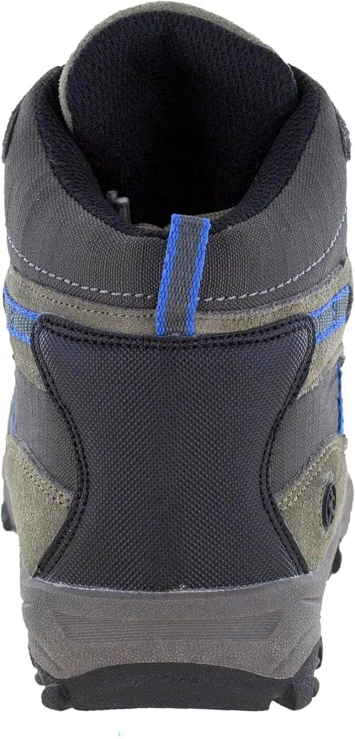 Northside Unisex-Child Rampart Mid Hiking Boots - Lightweight Performance | Suede/Ripstop Nylon Moisture-Wicking Quick Lace-Up Durable TPR Outsole | Kids Hiking Adventure Essential