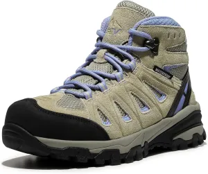 NORTIV 8 Women's Waterproof Hiking Boots Outdoor Trekking Camping Trail Hiking Boot