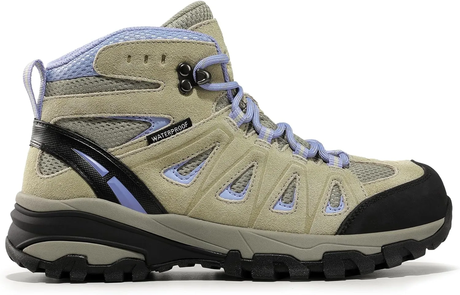 NORTIV 8 Women's Waterproof Hiking Boots Outdoor Trekking Camping Trail Hiking Boot