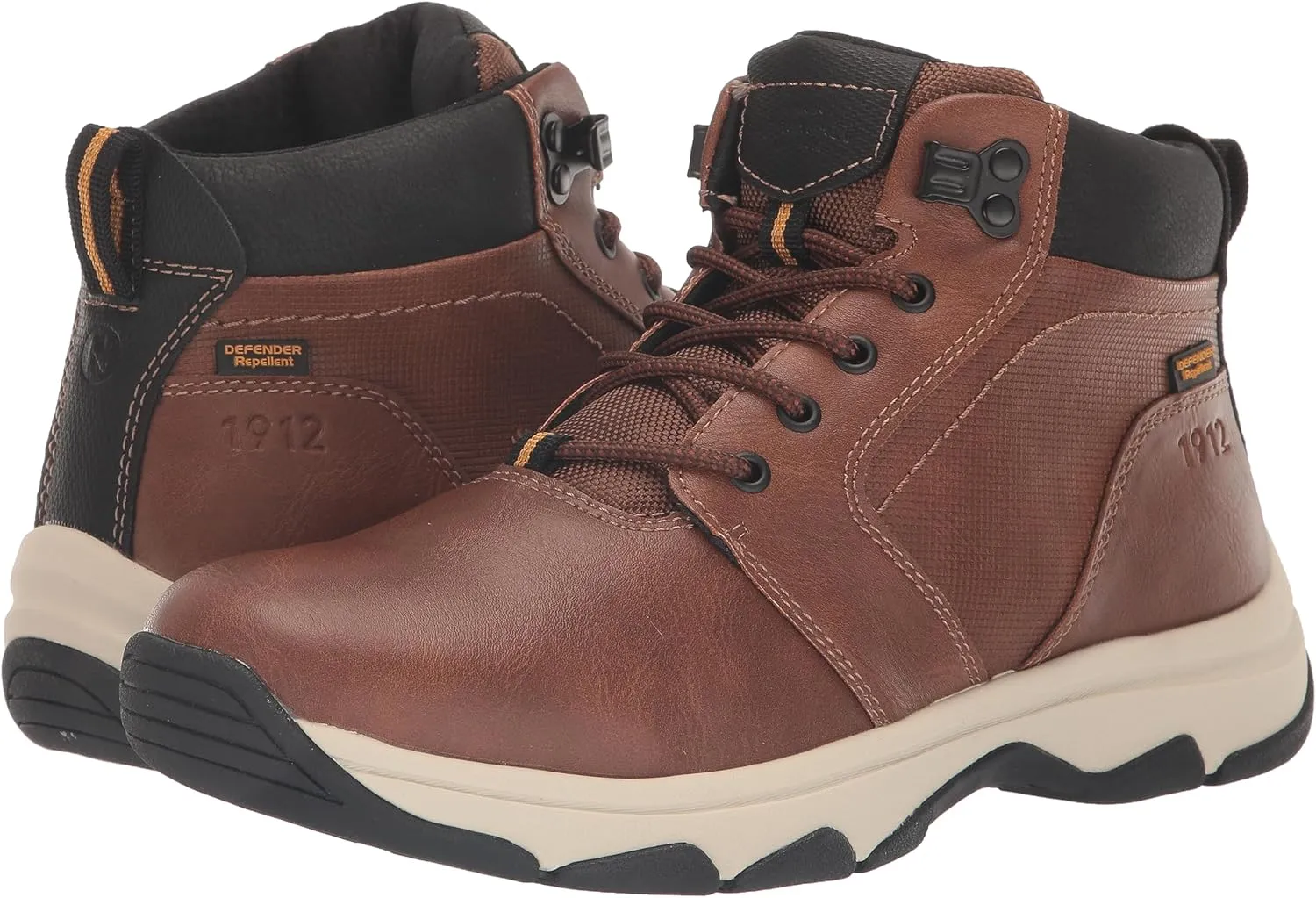Nunn Bush Men's Excavate Plain Toe Chukka Mid Ankle Comfortable Hiking Boot