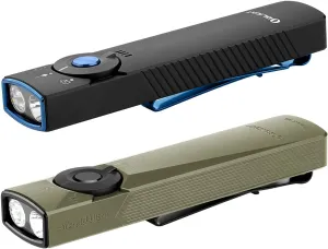 OLIGHT Arkfeld Pro Rechargeable EDC Flashlight Bundle with ArkfeldUltra 1400 Lumens Flat Flash Light