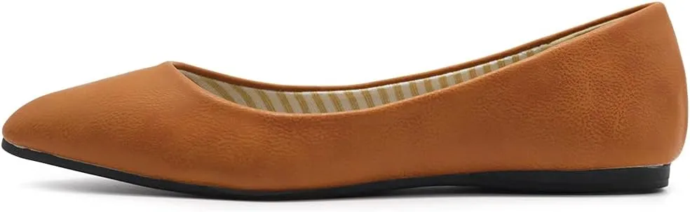 Ollio Women's Ballet Shoe Comfort Basic Light Multi Color Flat