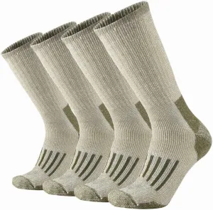ONKE Merino Wool Cushion Crew Socks for Men Outdoor Hiking All Seasons Work Boot Heavy Thick Thermal Moisture Wicking Control