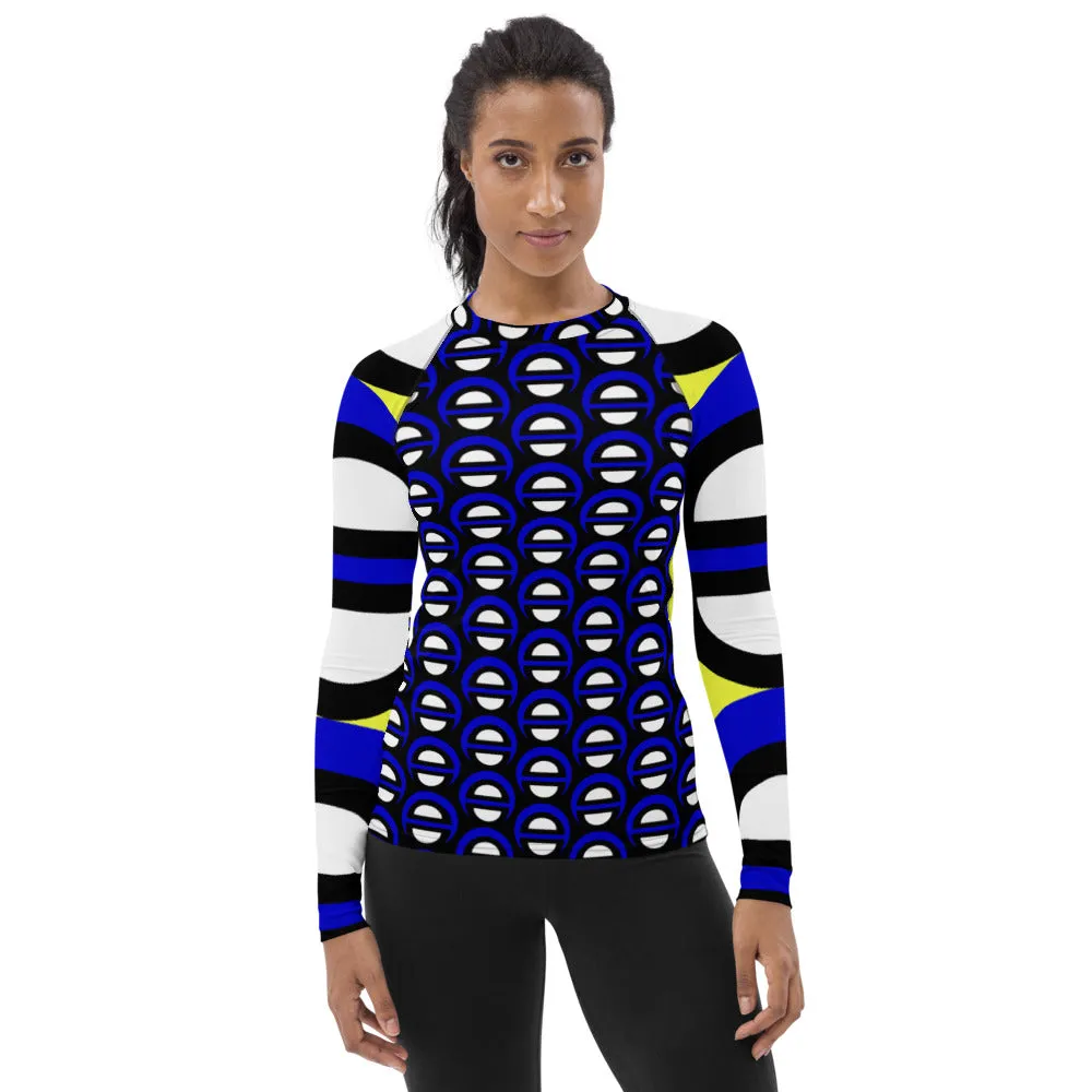 Origen Destination |On-Arrival Point of Origen Blu-light Women's Rash Guard
