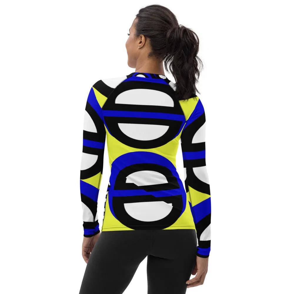 Origen Destination |On-Arrival Point of Origen Blu-light Women's Rash Guard