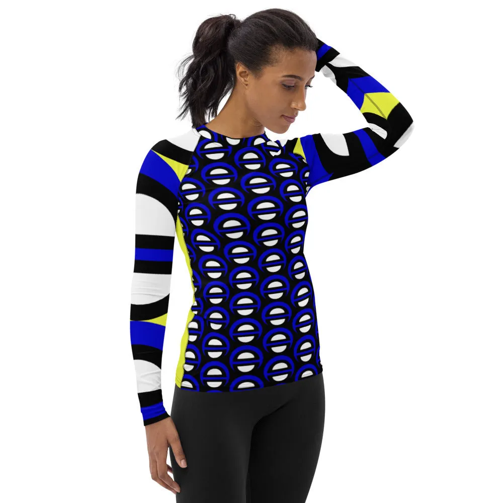 Origen Destination |On-Arrival Point of Origen Blu-light Women's Rash Guard