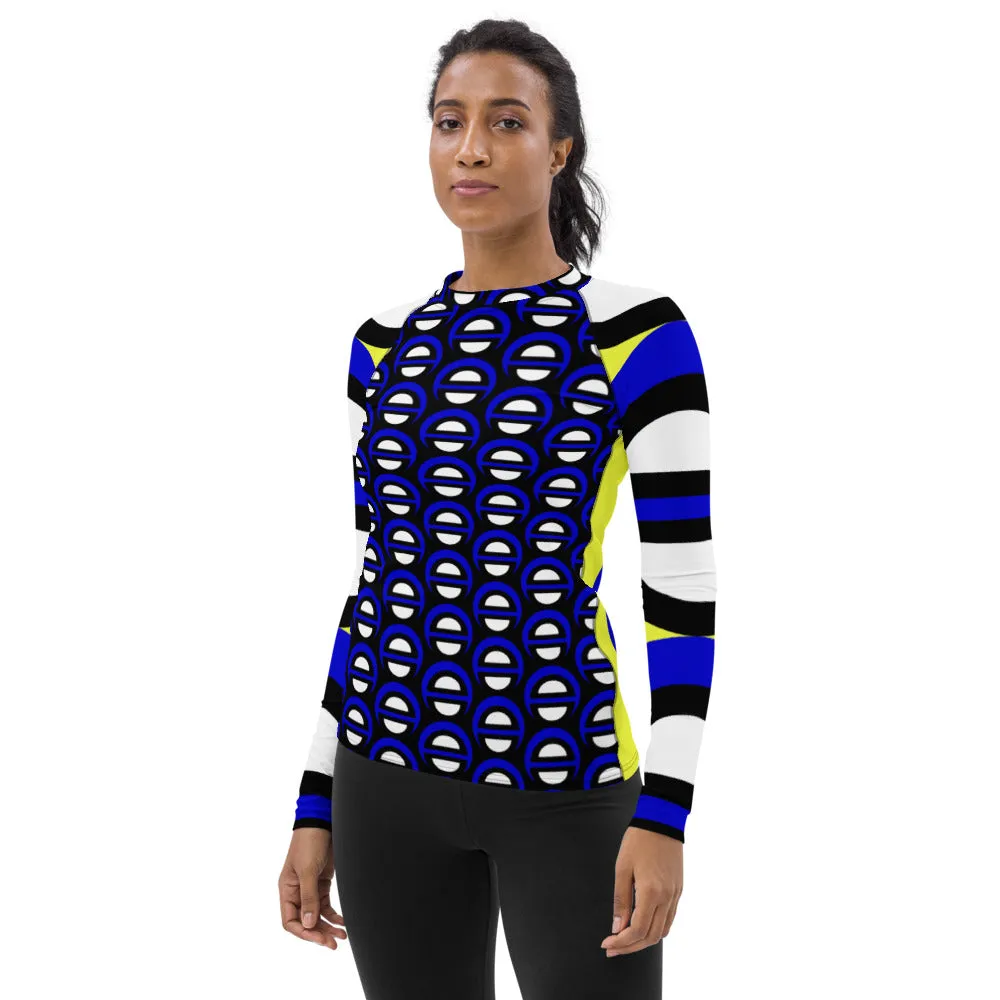 Origen Destination |On-Arrival Point of Origen Blu-light Women's Rash Guard