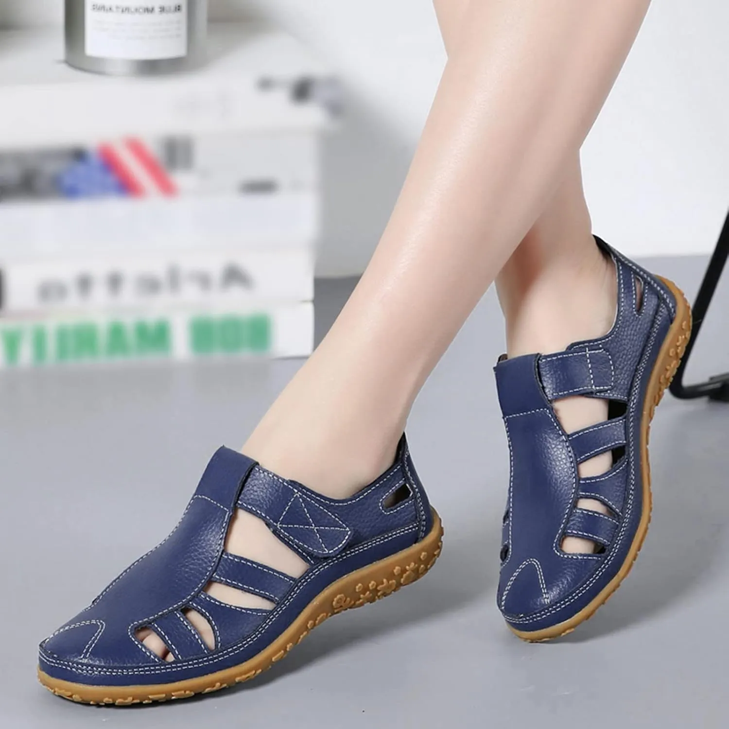 orthopaedic slippers, women, women's black, breathable toe sandals, comfortable leisure mules, summer outdoor beach slippers