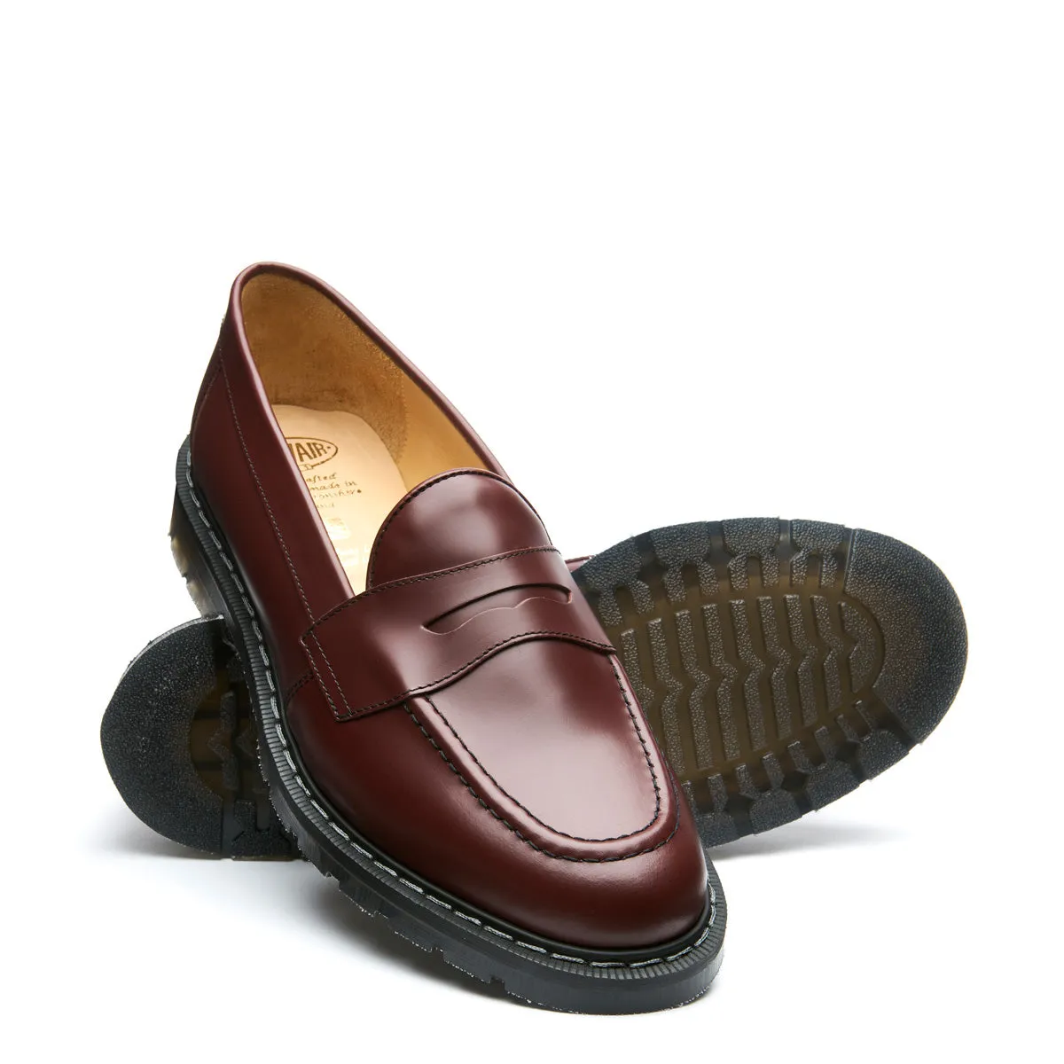 Oxblood Hi-Shine Penny Loafer
