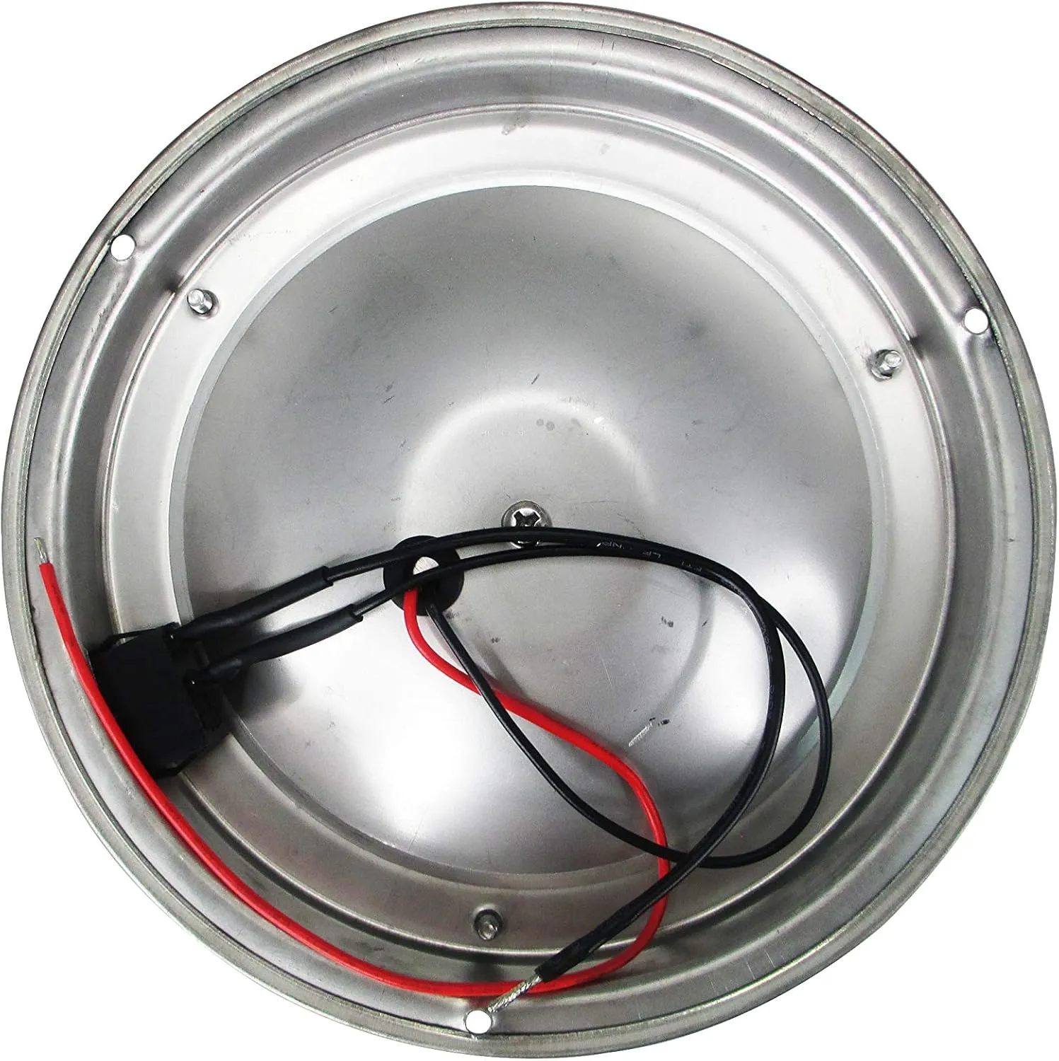 Pactrade Marine Dome Light 12V - 5-Inch Lens, Daylight White LED | Stainless Steel Boat Light with Built-In Rocker Switch, Surface Mount | RV, Trailer, Boat Interior Lights, Marine Lights