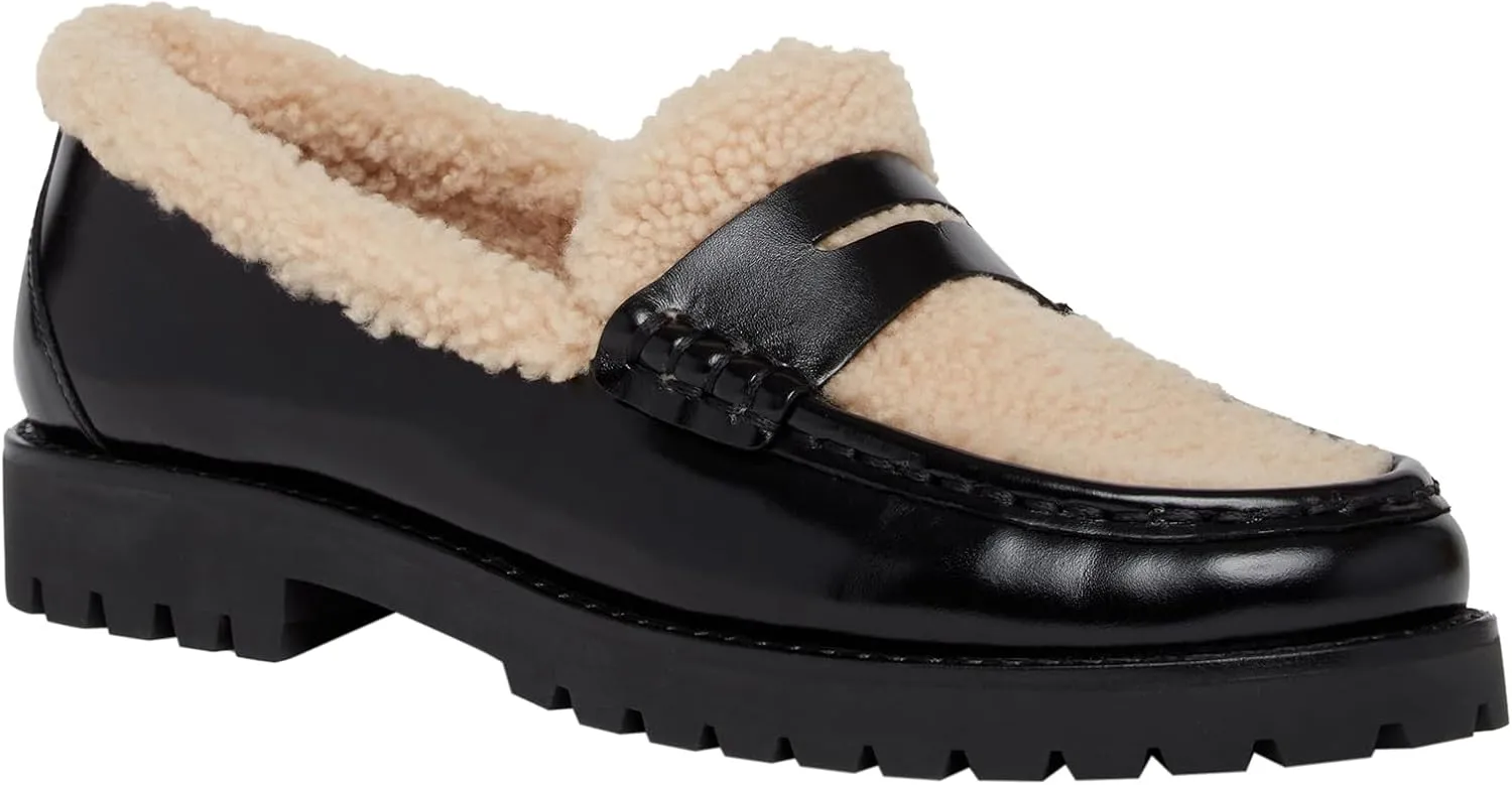 PAIGE Women's Ellis Shearling Flat Loafer