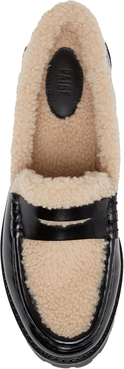 PAIGE Women's Ellis Shearling Flat Loafer
