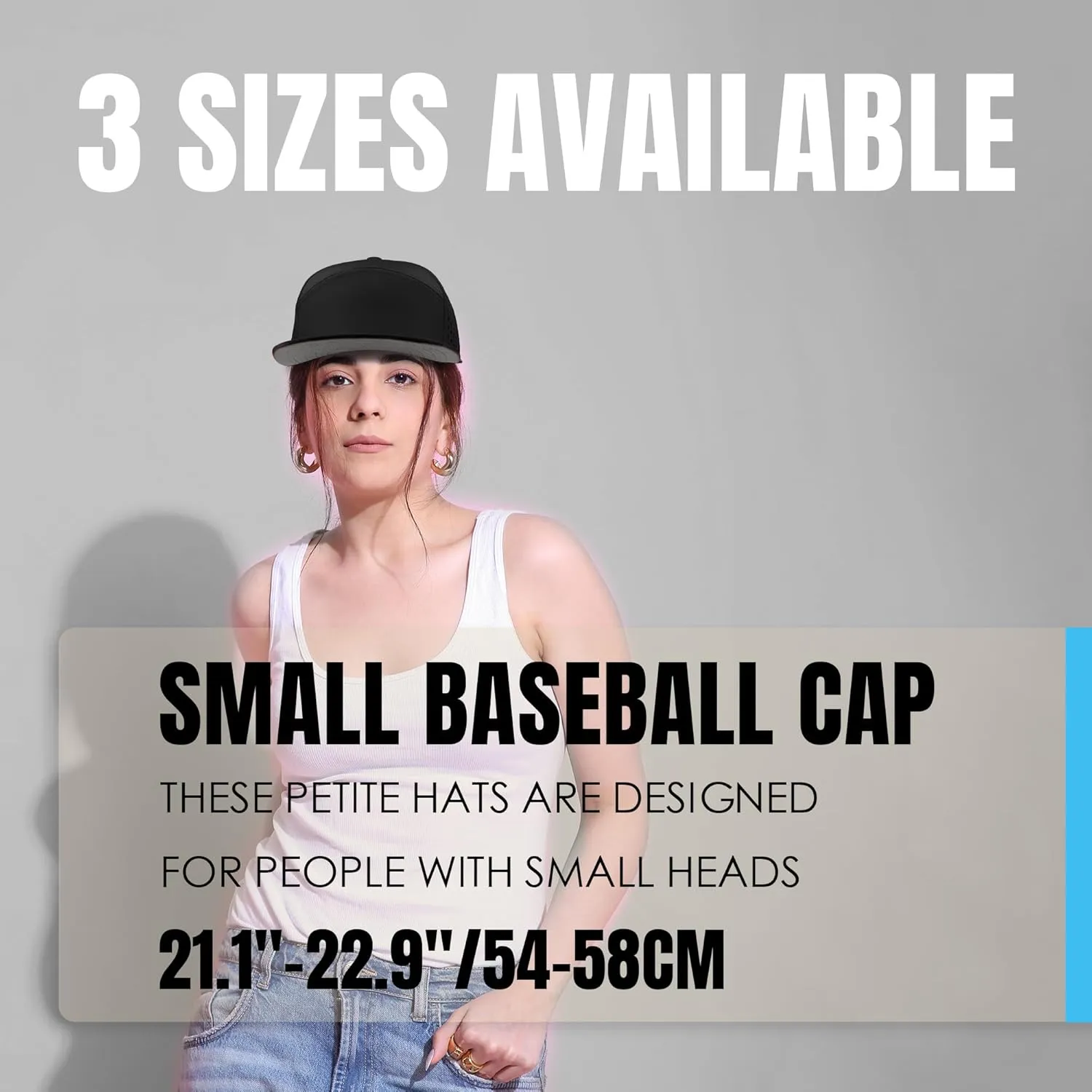 Performance Snapback Hats for Men Women,Flat Bill Cap,Golf,Running,Workout