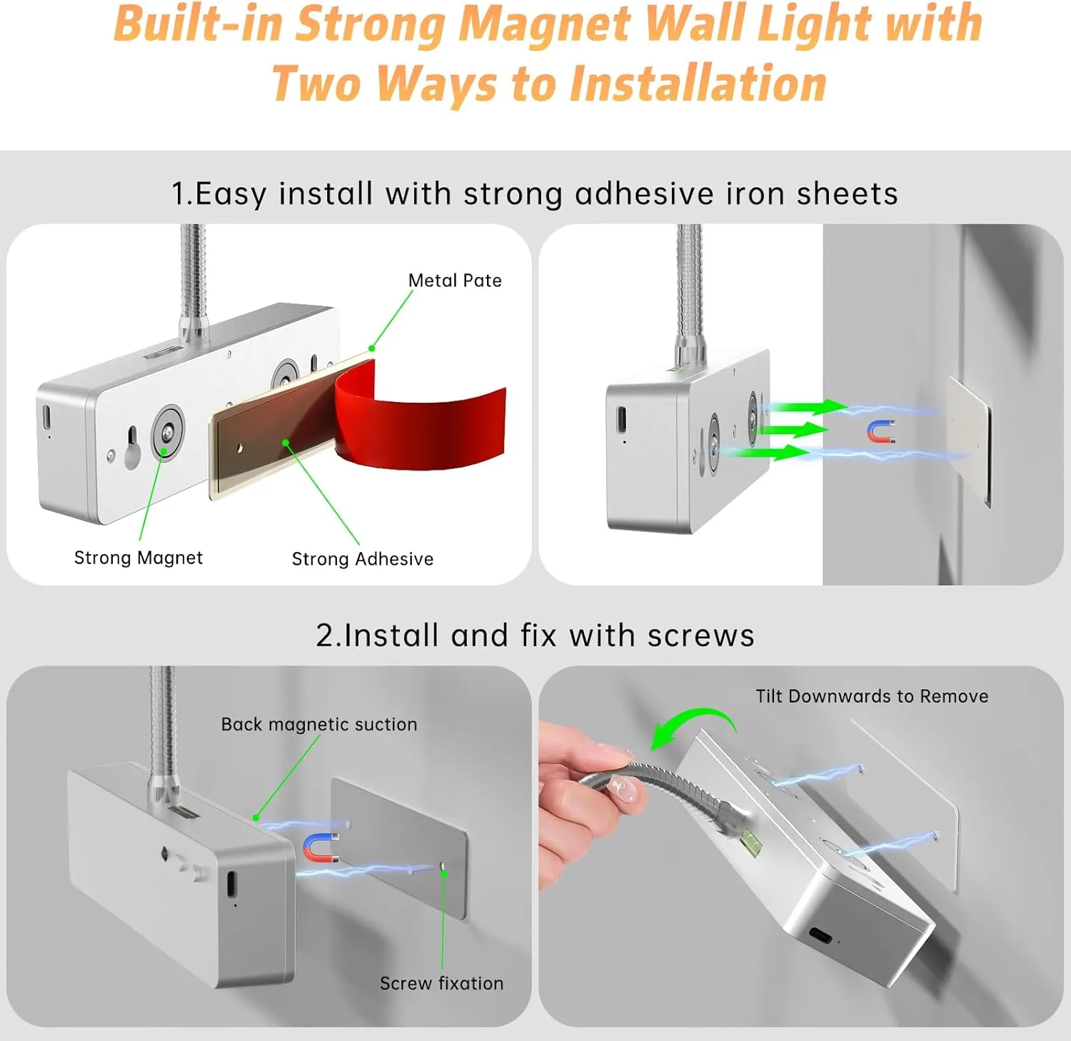Picture Light with Remote, 15.35inch Wireless Rechargeable Battery Wall Light for Paintings, 3 Colors Paintings Light Dimmable &Timer Metal Art Light for Display, Wall, Artwork, Gallery (Silver)