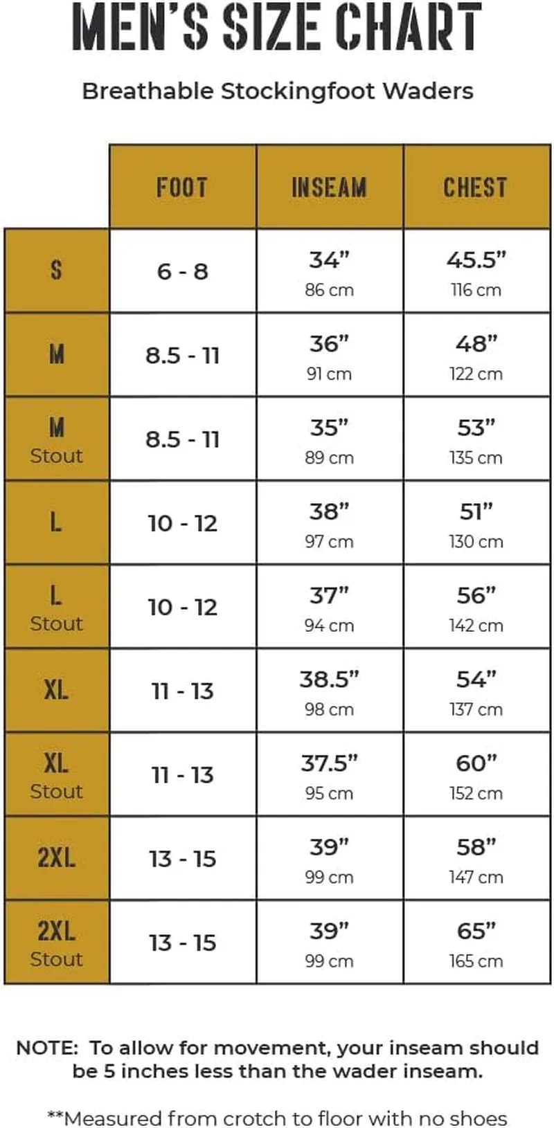 Professional Fly Fishing Waterproof Breathable Chest Waders for Adults (Regular & Stout Sizes)