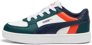 PUMA Caven Sneaker, Dark Myrtle-Club Navy White, 12 US Unisex Little Kid