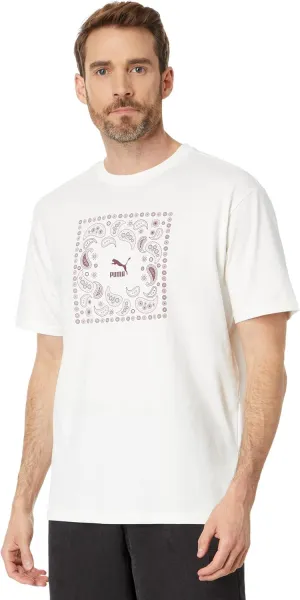 PUMA Classics Paisleyluxe Graphic Short Sleeve Tee