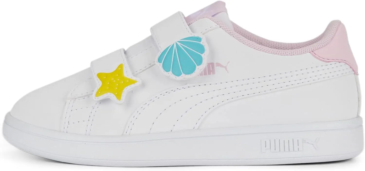 PUMA Unisex-Child Smash Hook and Loop Sneaker