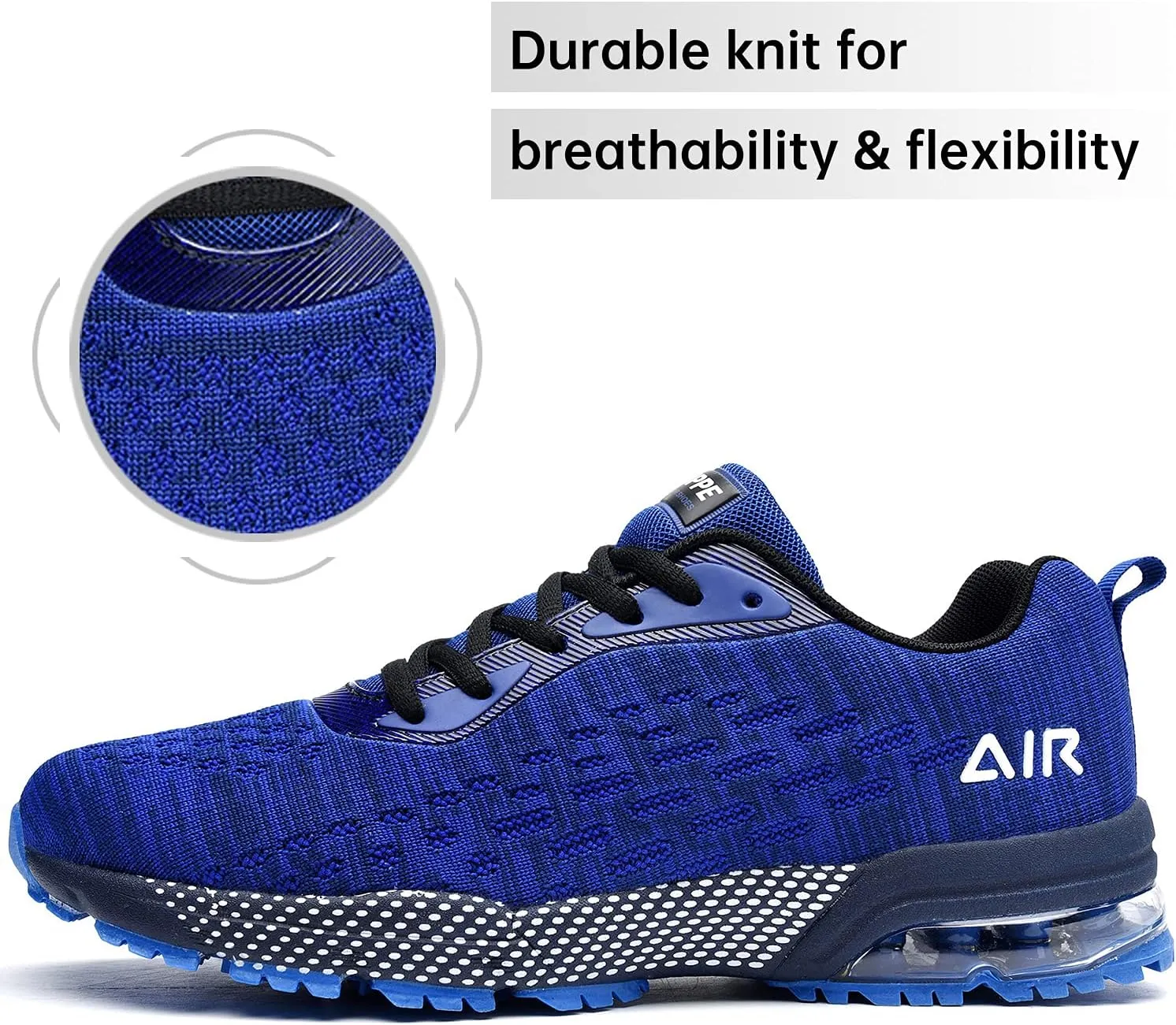 QAUPPE Mens Air Running Shoes Athletic Trail Tennis Sneaker (US7-12.5 D(M)
