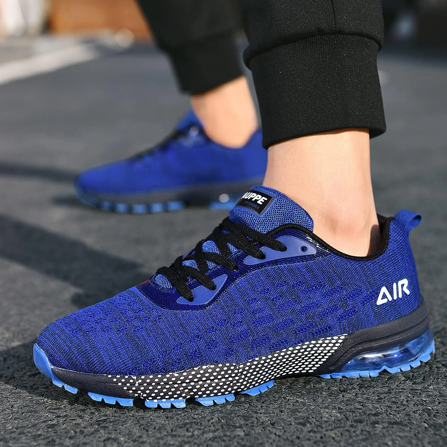 QAUPPE Mens Air Running Shoes Athletic Trail Tennis Sneaker (US7-12.5 D(M)