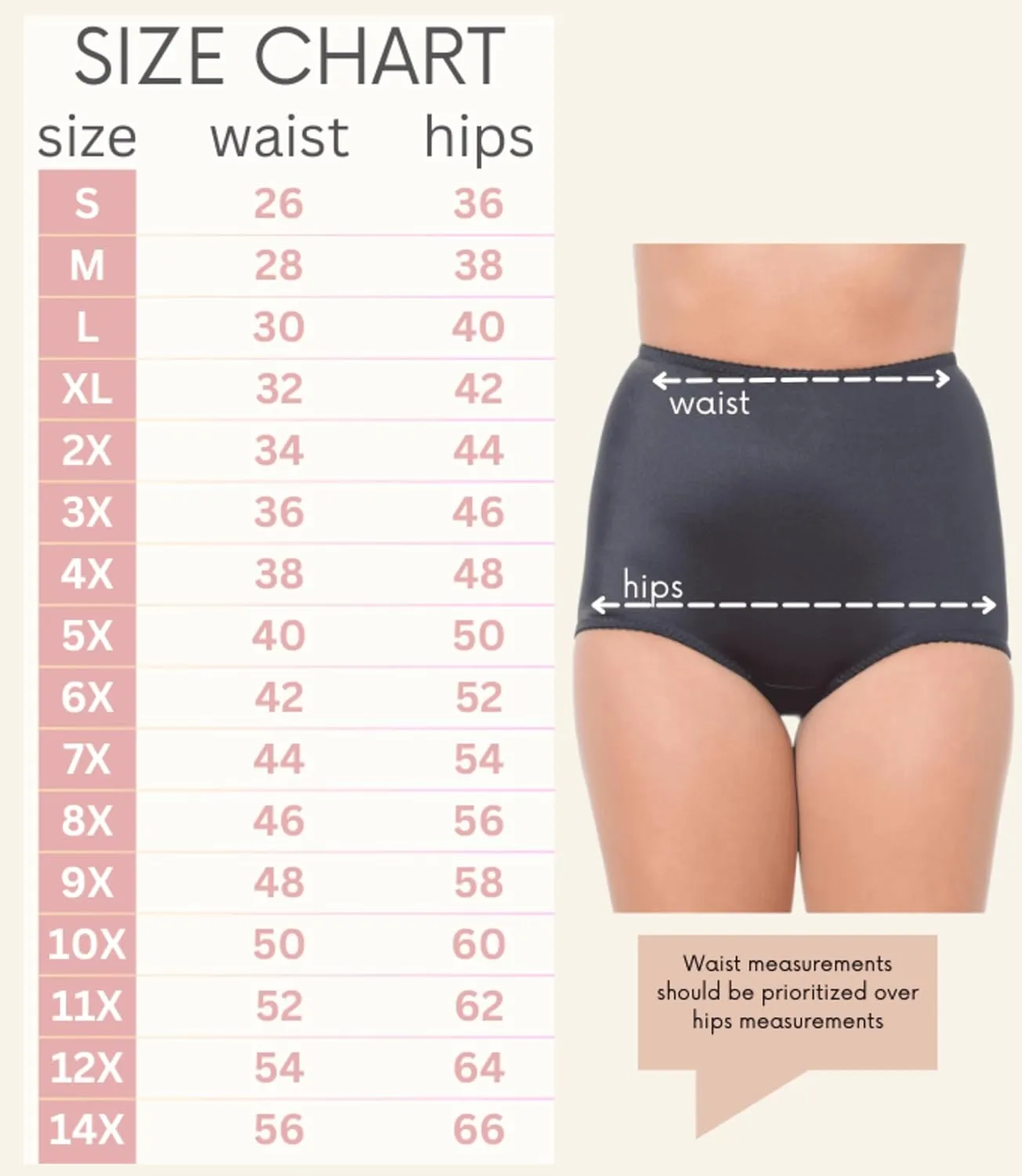 Rago 511 Light Shaping Brief | Size Sm - 14XL | Made in USA | High-Rise, Tummy Control, No Show Seams, Cotton Crotch