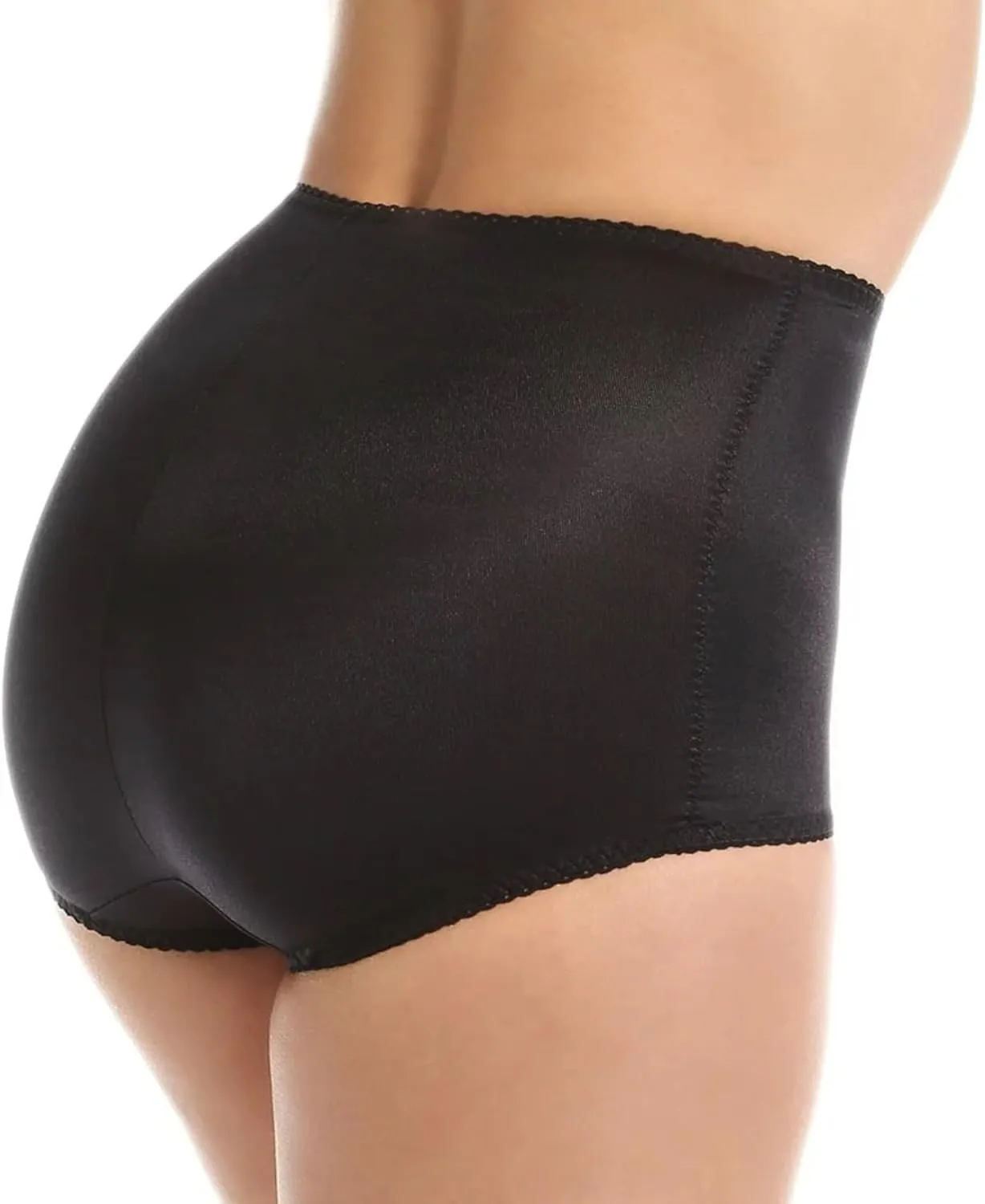 Rago 511 Light Shaping Brief | Size Sm - 14XL | Made in USA | High-Rise, Tummy Control, No Show Seams, Cotton Crotch